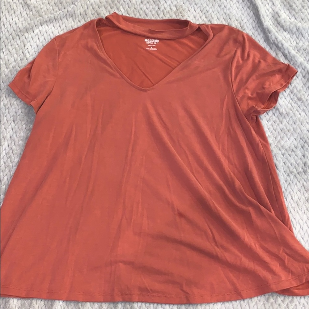 Cute Top • Chocker Neck • Rust Color